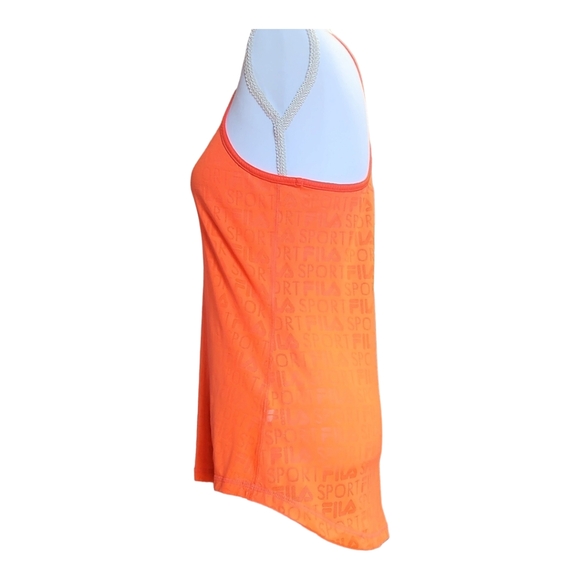 Fila Sport Women's Athletic Orange Tank Top, Size Small, S - Picture 5 of 9